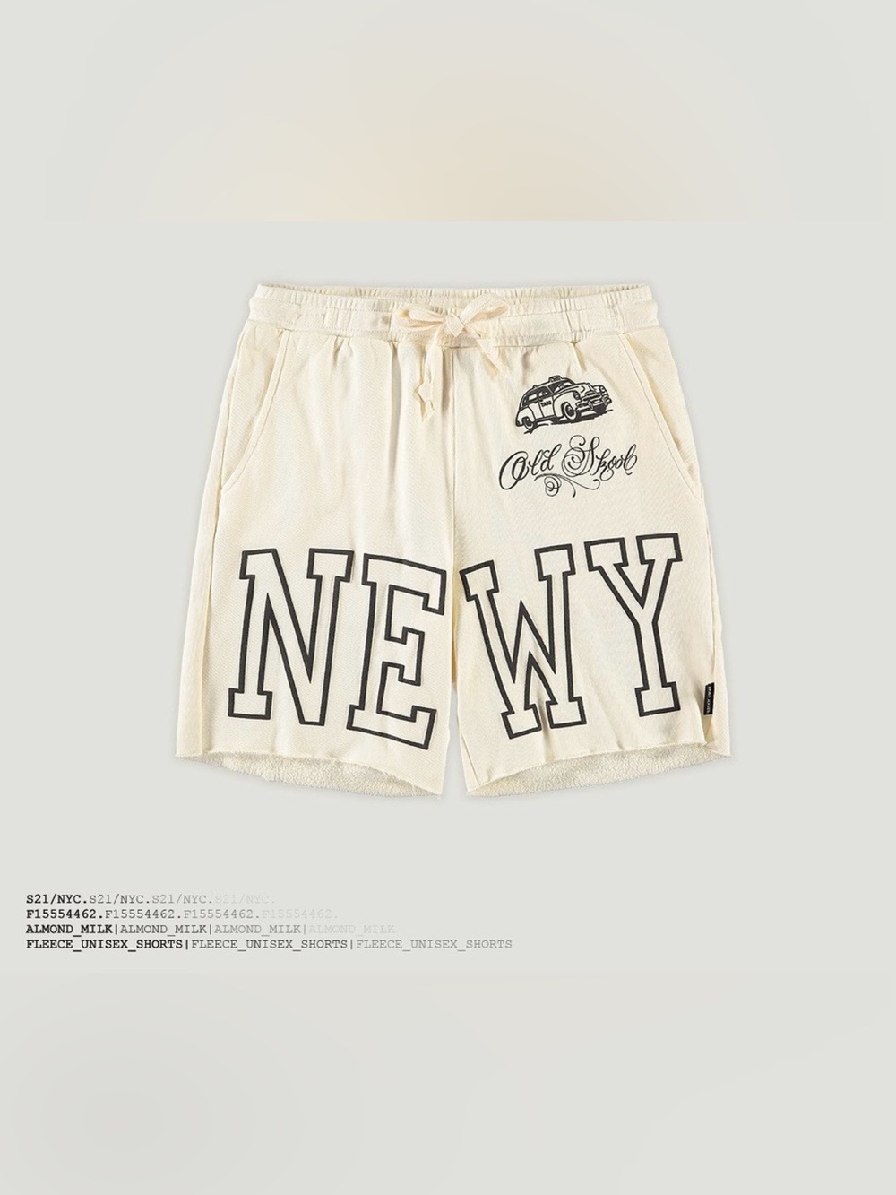 New Spirit Jersey Old Skool New York Sweatshorts size L